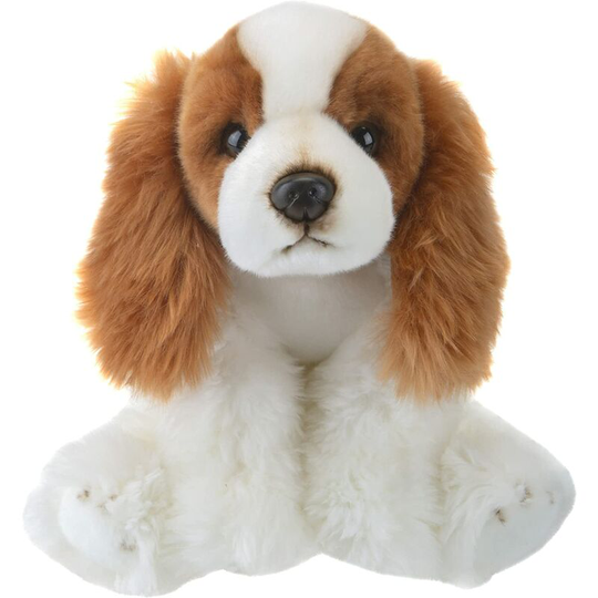 Vfm E-store - vfm - Cocker Spaniel Dog Plush Toy (White and Brown)