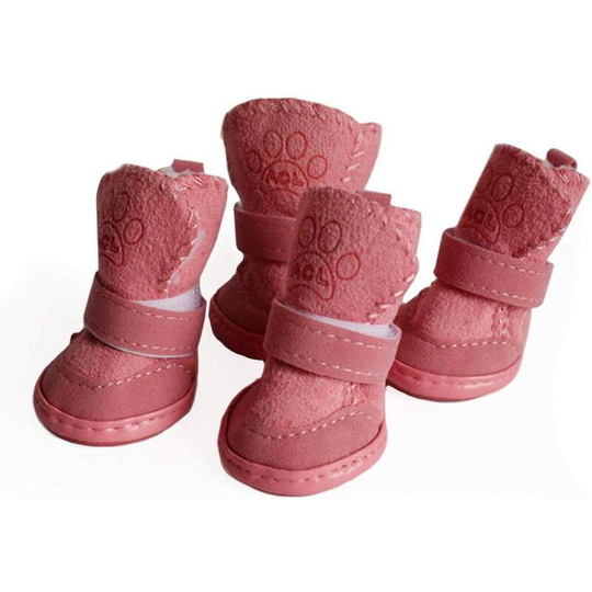 LangRay Dog Shoes Puppy Boots Snow Boots Paw Protector, Anti-Slip Dog Shoes,Dog Australia Boots Pet Antiskid Shoes Winter Warm Skidproof Sneakers