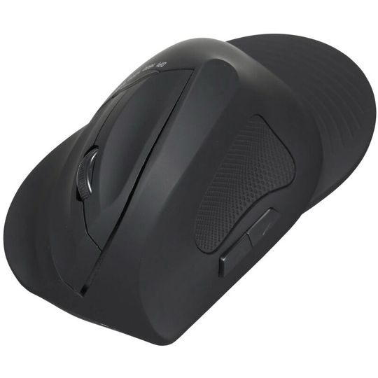 Superseller - 2.4G Wireless Optical Mouse Vertical Mouse 6 Keys Ergonomic Office Mice with 3-gear Adjustable dpi for pc Laptop Black