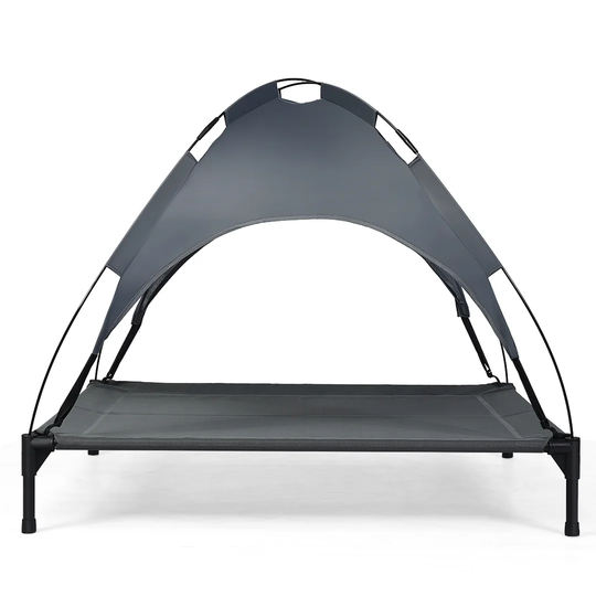 Jacque Hooded/Dome in Black