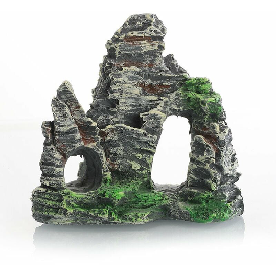 Qersta - Aquarium decoration landscaping resin rockery aquarium simulation resin rockery (4.11.5*6*11cm),