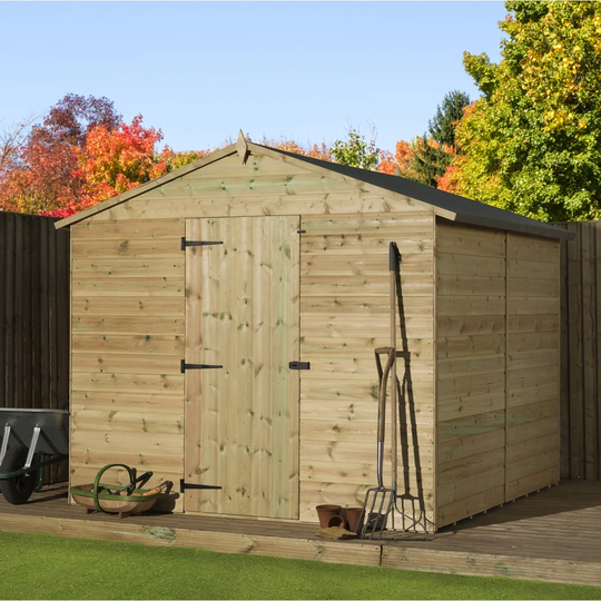 8 Ft. W x 9 Ft. D Shiplap Wooden Shed