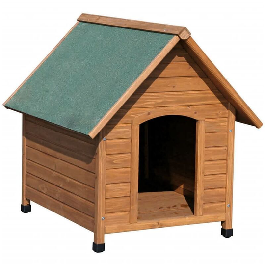 Dog House 100x88x99 cm Brown and Green 82395 Kerbl Brown