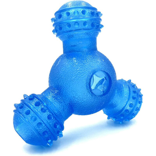 Interactive iq Dog Toy 3 Hole Pet Food Dispenser 100% Natural Rubber Small Medium Medium Dog Chew Toy for Pets