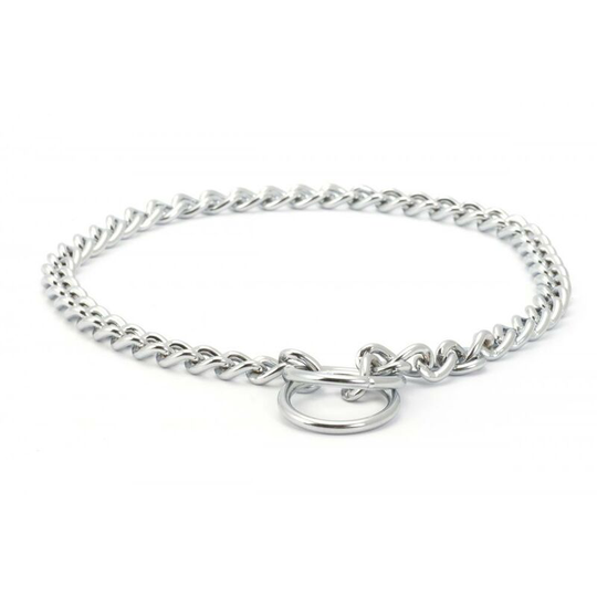 Heavy Check Dog Chain (30 Inch) (Chrome) - Chrome - Ancol