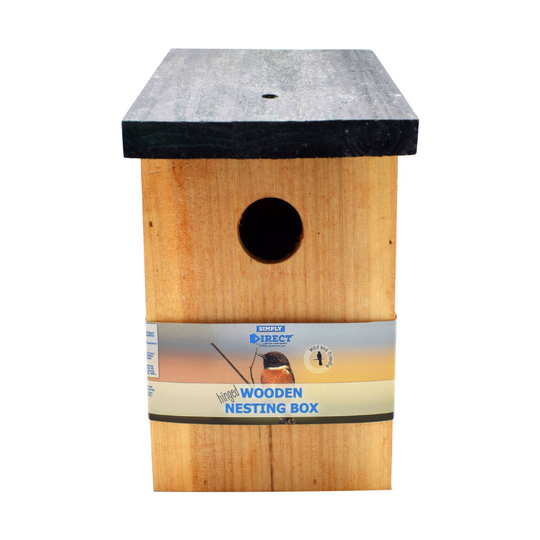 Simply Direct Pressure Treated Wooden Wild Bird House Wood Nesting Box BF017