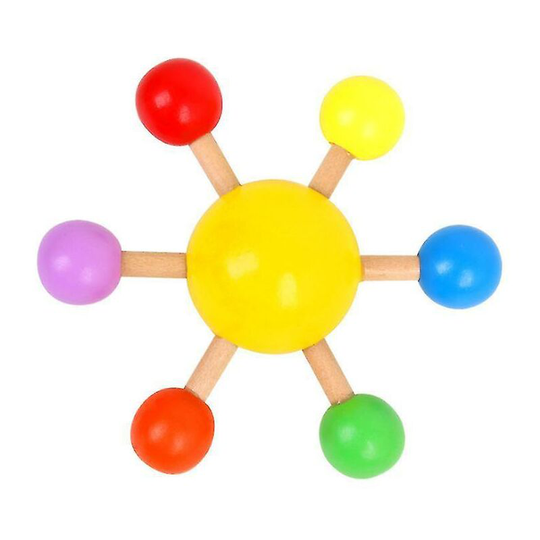 Fingertip Top Colorful Spinning Top Fun Recreational Wooden Decompression Toy