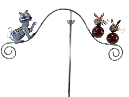 Matlock Cat and Mouse Wind Spinner