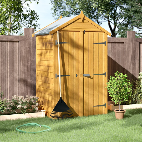 4 Ft. W x 3 Ft. D Overlap Apex Wooden Shed