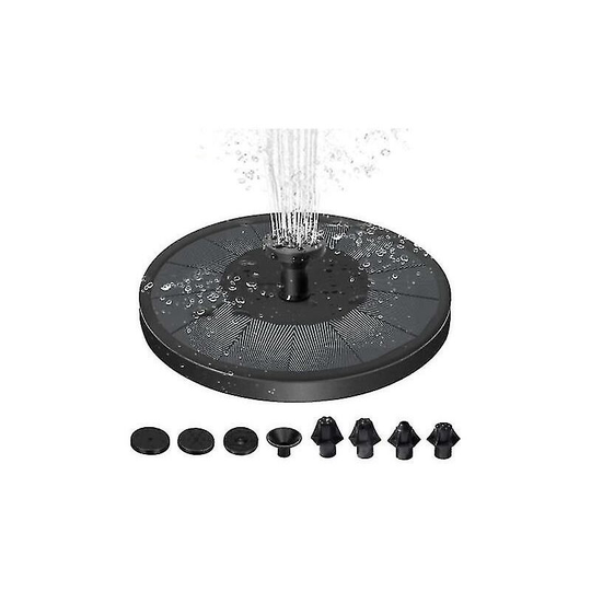 Upgraded Solar Fountain, 2.2w 6v Bird Bath Water Pump Free-standing Floating