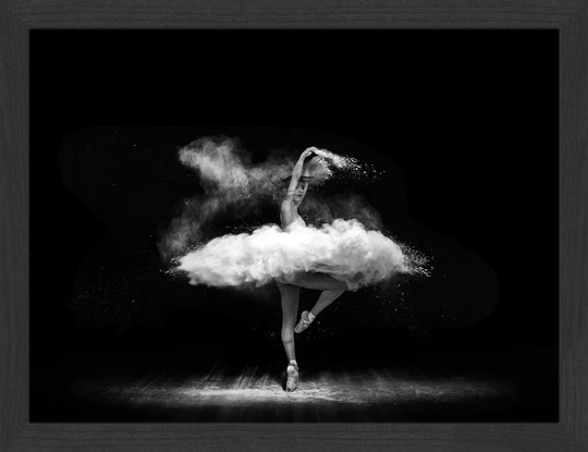 'Dancing with Powder' Framed Photographic Print