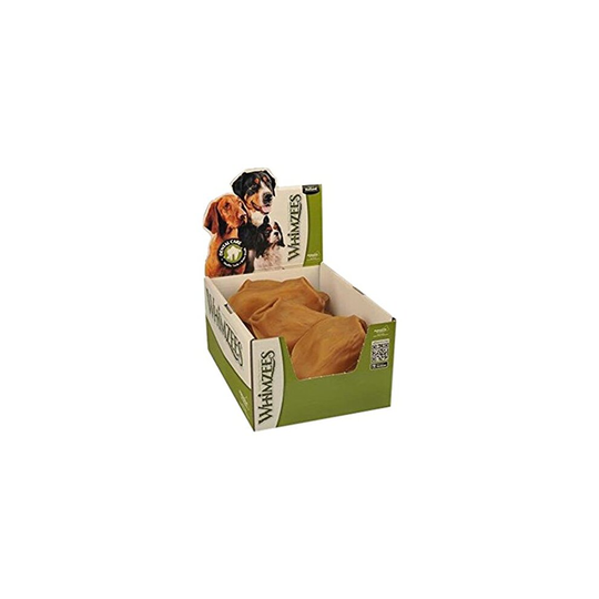 Whimzees Natural Dental Dog Treats Veggie Ear, 1 x 18