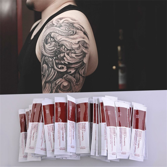 100 pcs Tattoo Recovery Cream Vitamin A/D Ointment Top Tattoo Repairing Cream