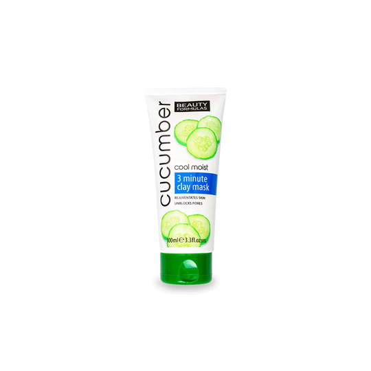 Beauty Formulas Cucumber 3 Minute Clay Mask 100ml