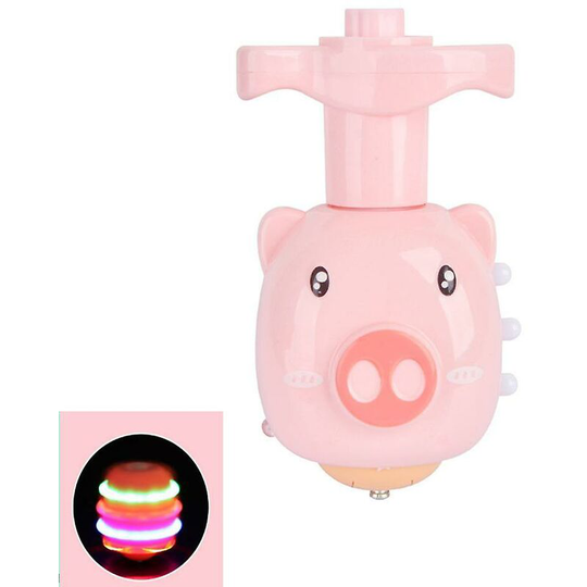 New Spinning Top Flash Luminous Spinning Tops Toy Colorful Top Ejection Toy Flashing Led Gyroscope Children Classic Toys