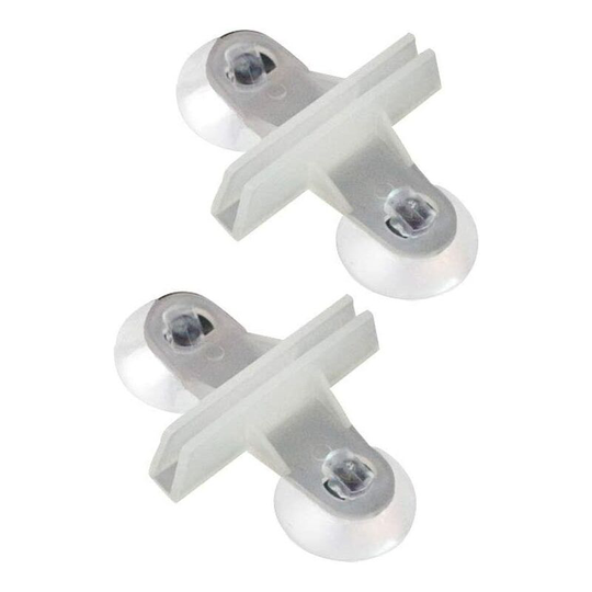 Naxunnn - Set of 2 Aquarium Divider Trays with 4 Plastic Suction Cups