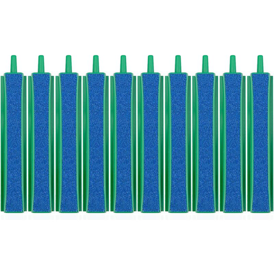 10 Pack Air Diffuser, Aquarium Water Diffusers, Air Bubble Bars Oxygen Diffusers for Aquarium Fish, No More Air Bubbles Green and Blue