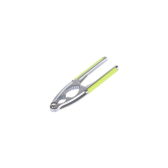 Multifunction Stainless Steel Nutcracker Nutcracker Plier Tool Walnut Shell Nuts Explosions Tweezers, Green