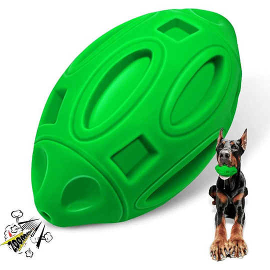 Dog Toy est un chien de balle Ă mĂ¢cher indestructible et durable et un animal de compagnie Squeaker.Le jeu de jouet Squeaky convient aux chiots de