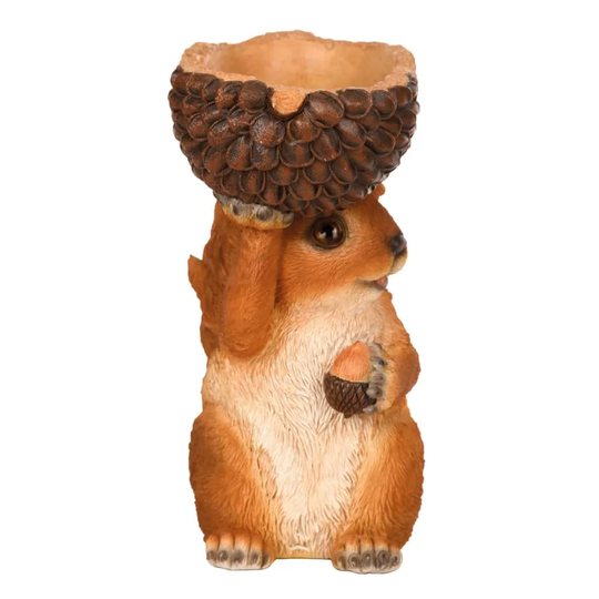 Esschert Design Feeding Bowl Acorn with Squirrel 18.5 x 10 x 20.5cm