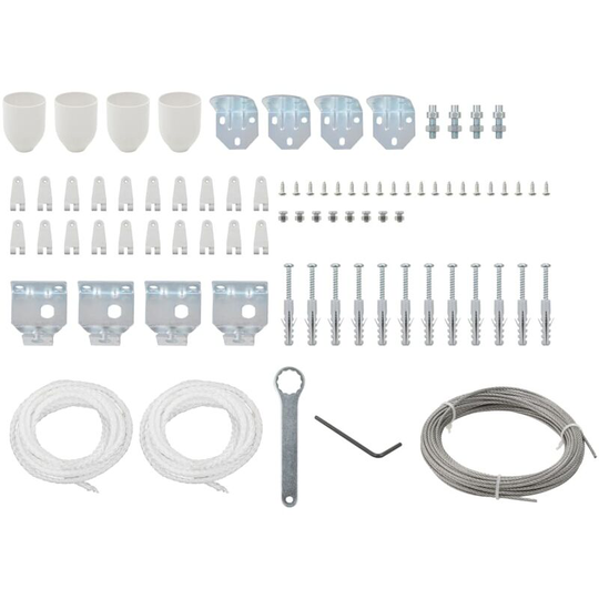 Asupermall - 81 Piece Awning Accessory Set