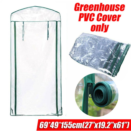 Garden Greenhouse Grow House pvc Cover Flower Plant Warm Shed Cover Cover Only