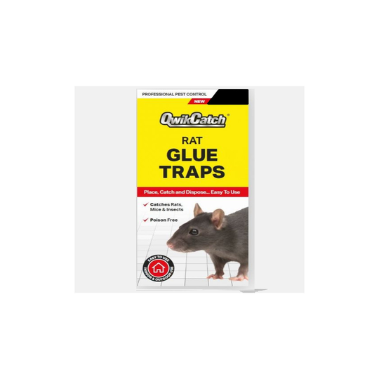 Mouse Glue Trap Sticky Pest Rat Catcher Pads - Pack of 10