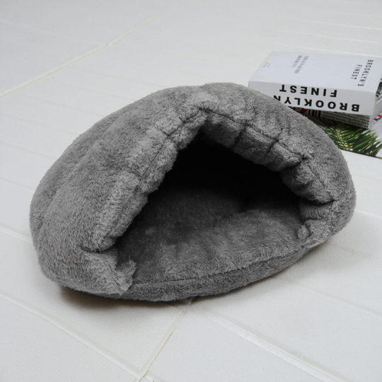 (Grey ) L size Puppy Pet Cat Dog Soft Warm Sleeping Mat Pad Bed Nest House