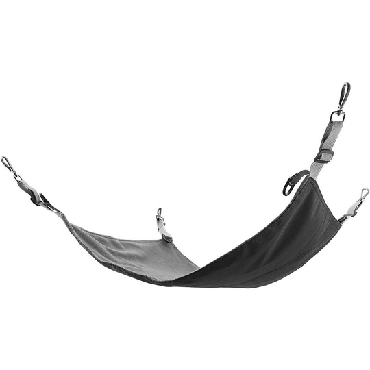 Hanging Hammock for Cat, Kitten, Ferret, Puppy, Double Sided, Thick, for Small Animals up to 25kg, Durable, Waterproof, 42 x 56 x 0.3cm (Black)