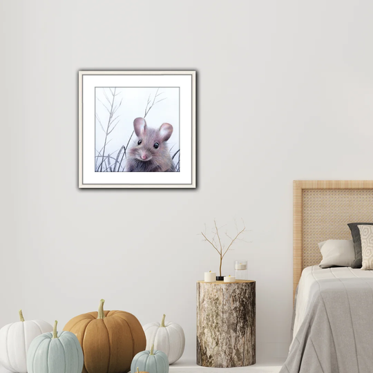 Mouse - Picture Frame Graphic Art Print on Acrylic