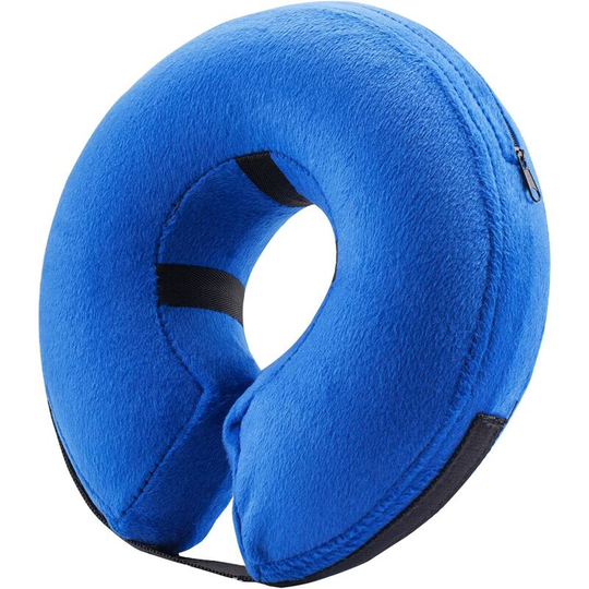 BetterLife Dog Protection Inflatable Protective Necklace for Dog Pet Friendly Necklace Adjustable Comfort Protection Necklace with Velcro Closure, 40