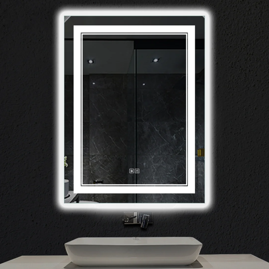 Lighted Wall Mounted Bathroom Mirror