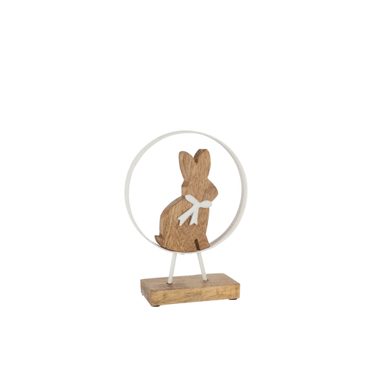 Rabbit Bow in Round Gandara Statue