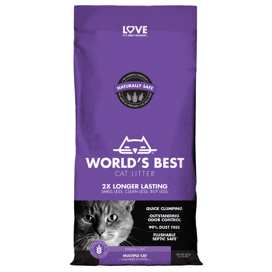 World's Best Cat Litter Lavender - Economy Pack: 2 x 12.7kg