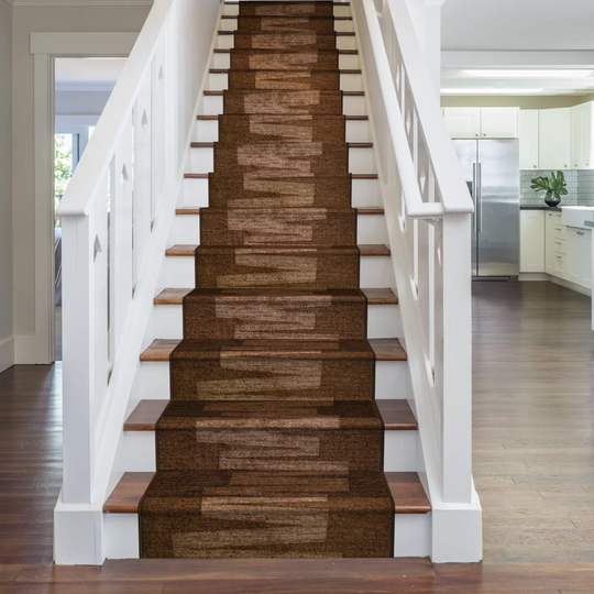 Benedick Tufted Dark Brown Stair Runner