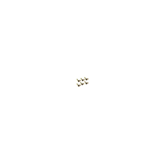 M8 Wing Nuts Zinc Plated Fasteners Parts Screws Cymbals Butterfly Nut Bronze Tone 10pcs