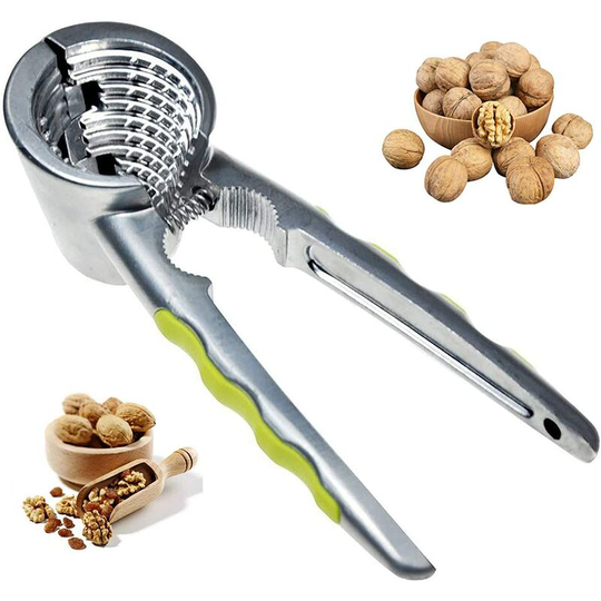 Nutcracker,Kitchen Accessories,Nut Bottle Opener with Rubber Grips,Suitable for Walnuts, Walnuts Walnuts, Hazelnuts, Almonds, Brazil Nuts or Other