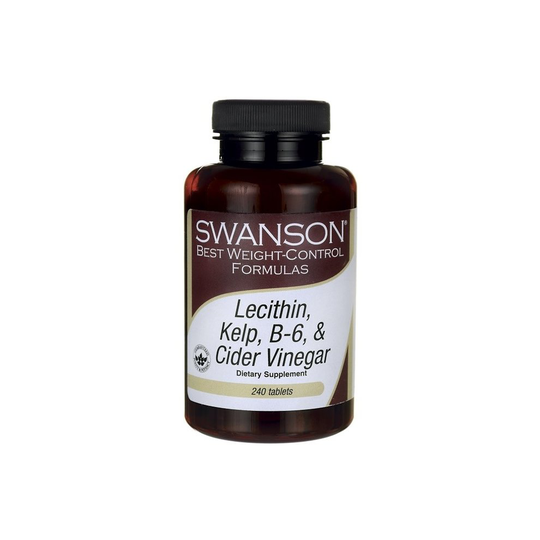 Swanson Lecithin, Kelp, B-6, & Cider Vinegar - 240 tabs
