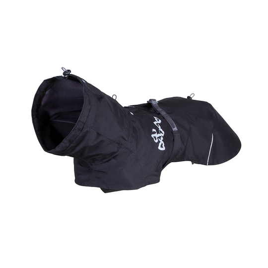 Hurtta for zooplus Bare Raincoat Coal - approx. 60cm Back Length