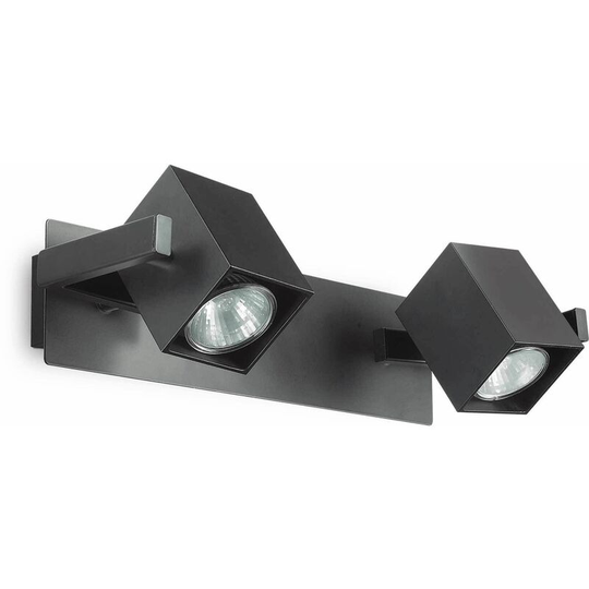 Mouse black wall light 2 bulbs