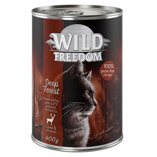 Wild Freedom Adult 6 x 400g - Deep Forest - Game & Chicken