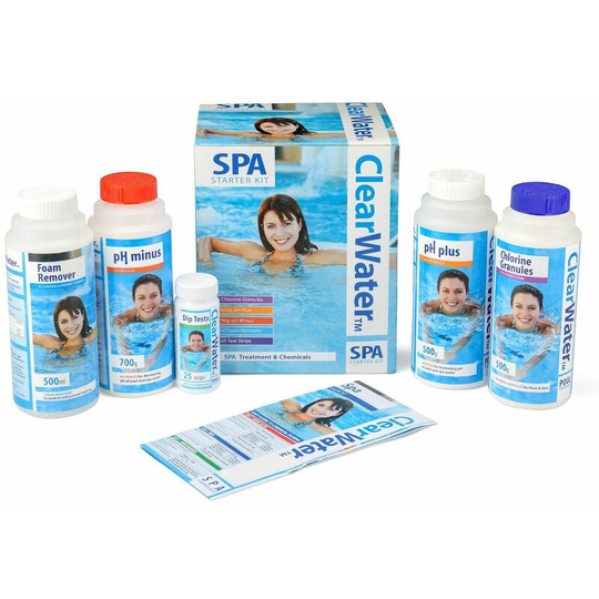 Lay-z-spa - Starter Kit Hot Tub Swimming Pool Clearwater Chemicals Disinfect