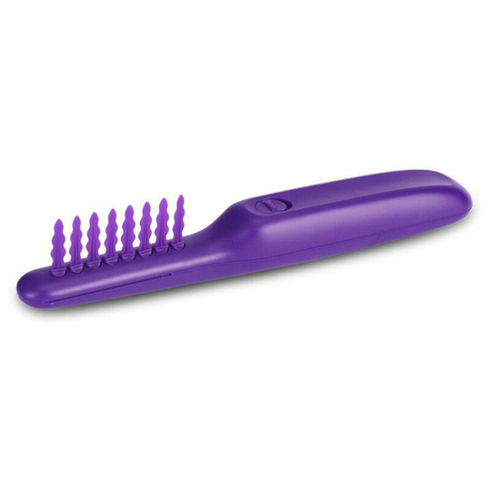 Ilovemilan - Electric Detangling Brush, Electric Detangling Comb Wet Dry Tame Dual Use Negative Ion Massage Comb Styling Tool Electric Scalp Massager