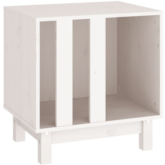 Dog House White 50x40x52 cm Solid Wood Pine Vidaxl White