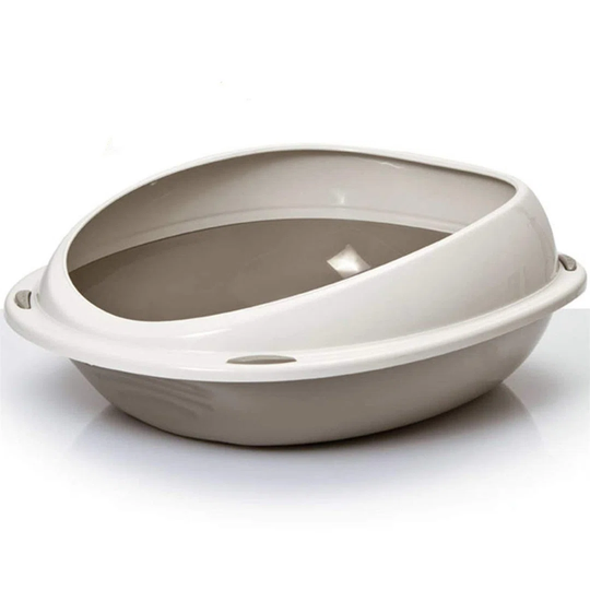 Cat Jumbo Litter Tray With Rim Toilet Pan Box