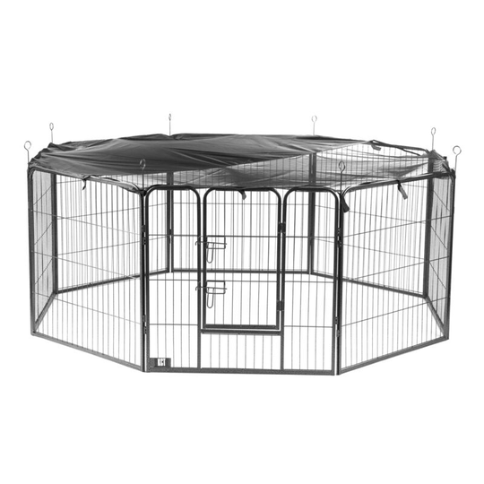 KCT - Large 8 Sided Heavy Duty Play Pen with Cover