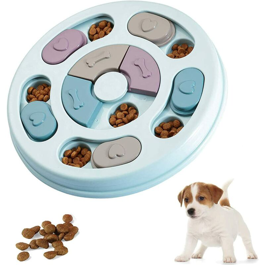 Dog Puzzle Toy - Slow Feeder - Interactive Training Toy Box