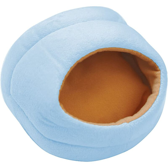 Small Pet Sleeping Bag, Guinea Pig House, Cotton Slipper Shape, Soft and Comfortable, Suitable for Hamster, Guinea Pig, Hedgehog (Blue, 1 Piece)