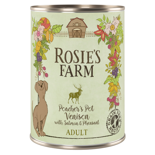 Rosie's Farm Saver Pack 24 x 400g - Adult Game with Salmon & Pheasant (24 x 400g)