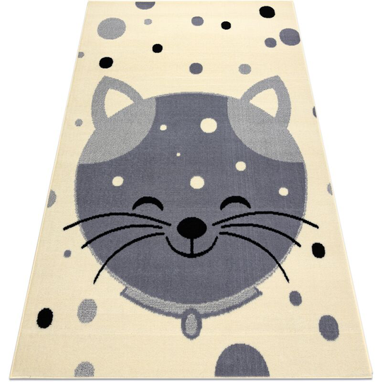 Rugsx - Carpet bcf flash Kitten 3998 - cream / grey beige 120x160 cm